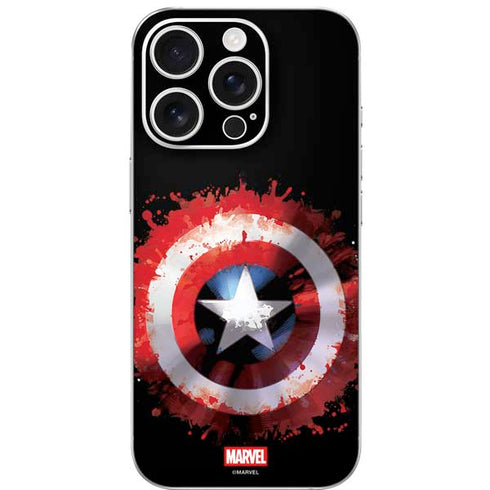 Marvel Captain America Star Shield iPhone 16 Pro Skin